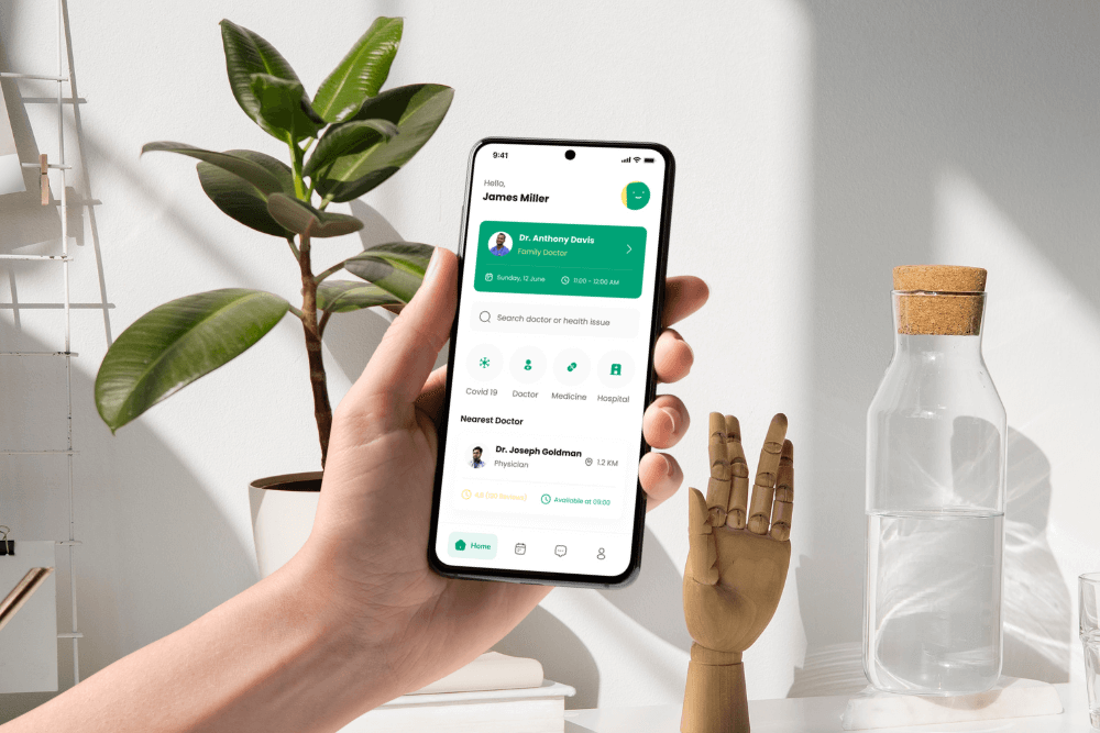 Mobile App for scheduling doctors appointments, and tracking health records.