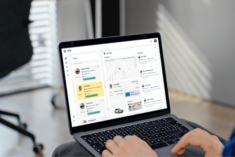 Custom logistics web app solution.